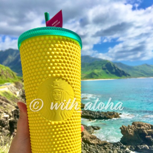 Starbucks Accessories New Starbuckshi Studded Pineapple 24oz Cup